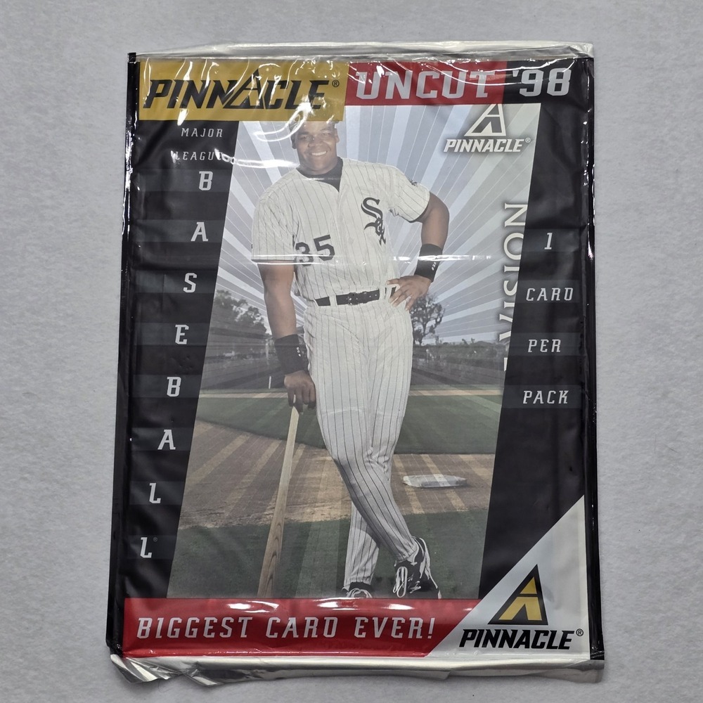 1998 Pinnacle Uncut Field of Vision MLB Baseball Jumbo Pack Frank Thomas